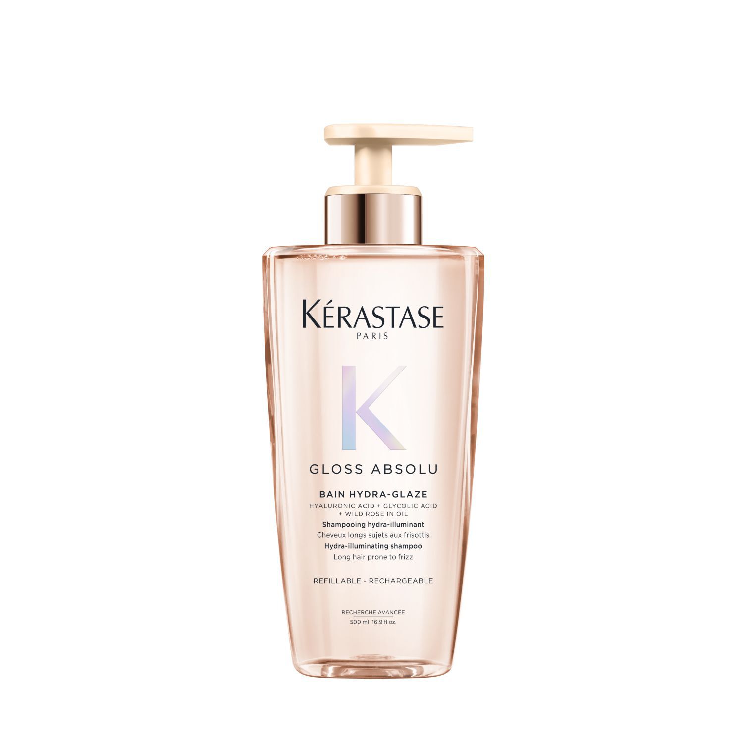 GLOSS ABSOLU BAIN HYDRA-GLAZE REFILLABLE SHAMPOO BOTTLE