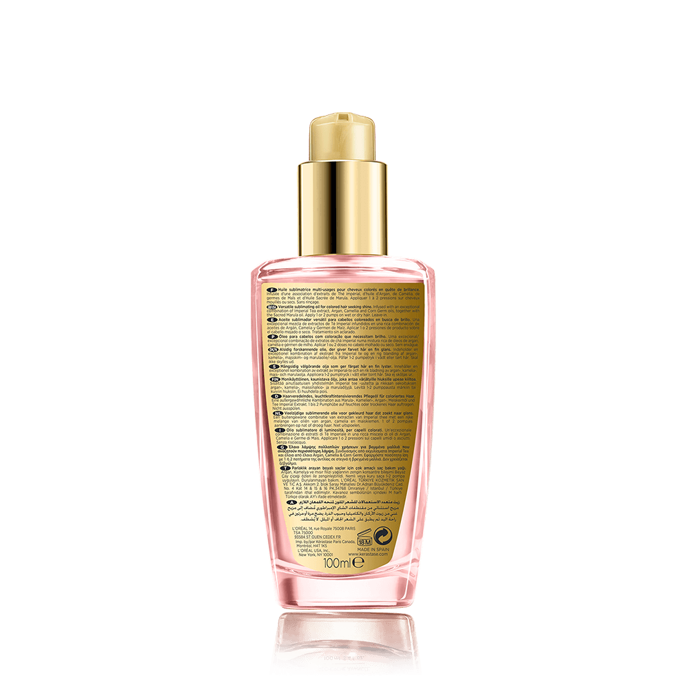 Elixir Ultime Rose Hair Oil | Shine Enhancing and Colour ...