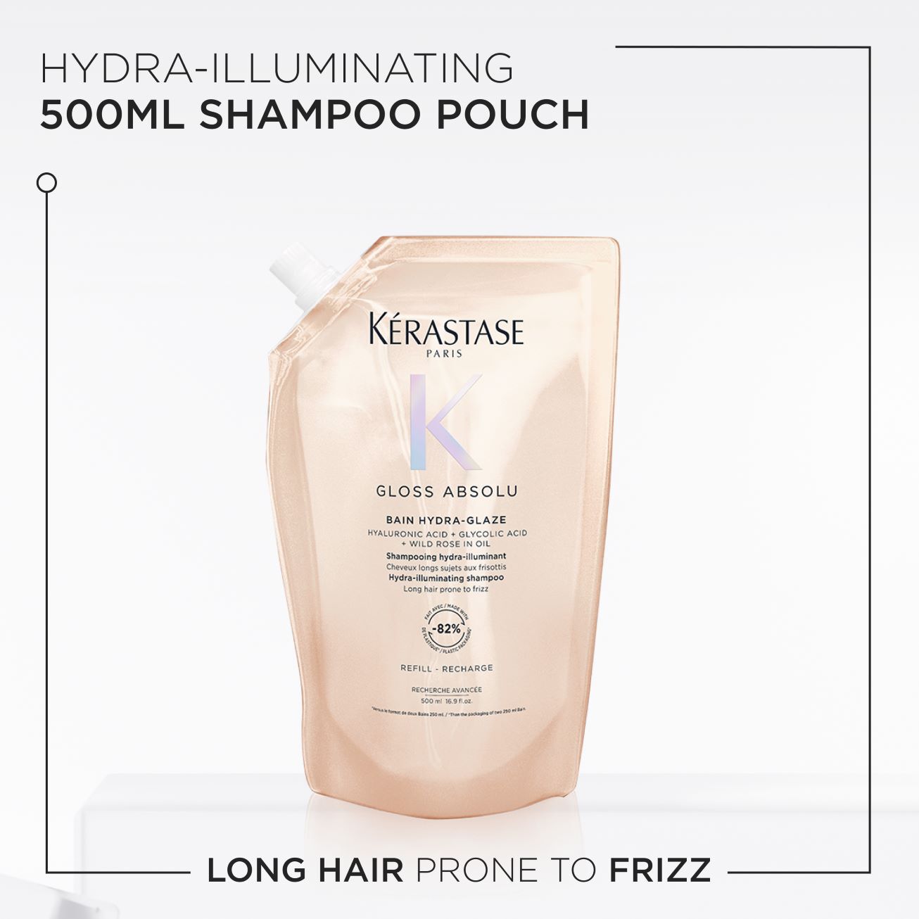 GLOSS ABSOLU BAIN HYDRA-GLAZE REFILL SHAMPOO POUCH