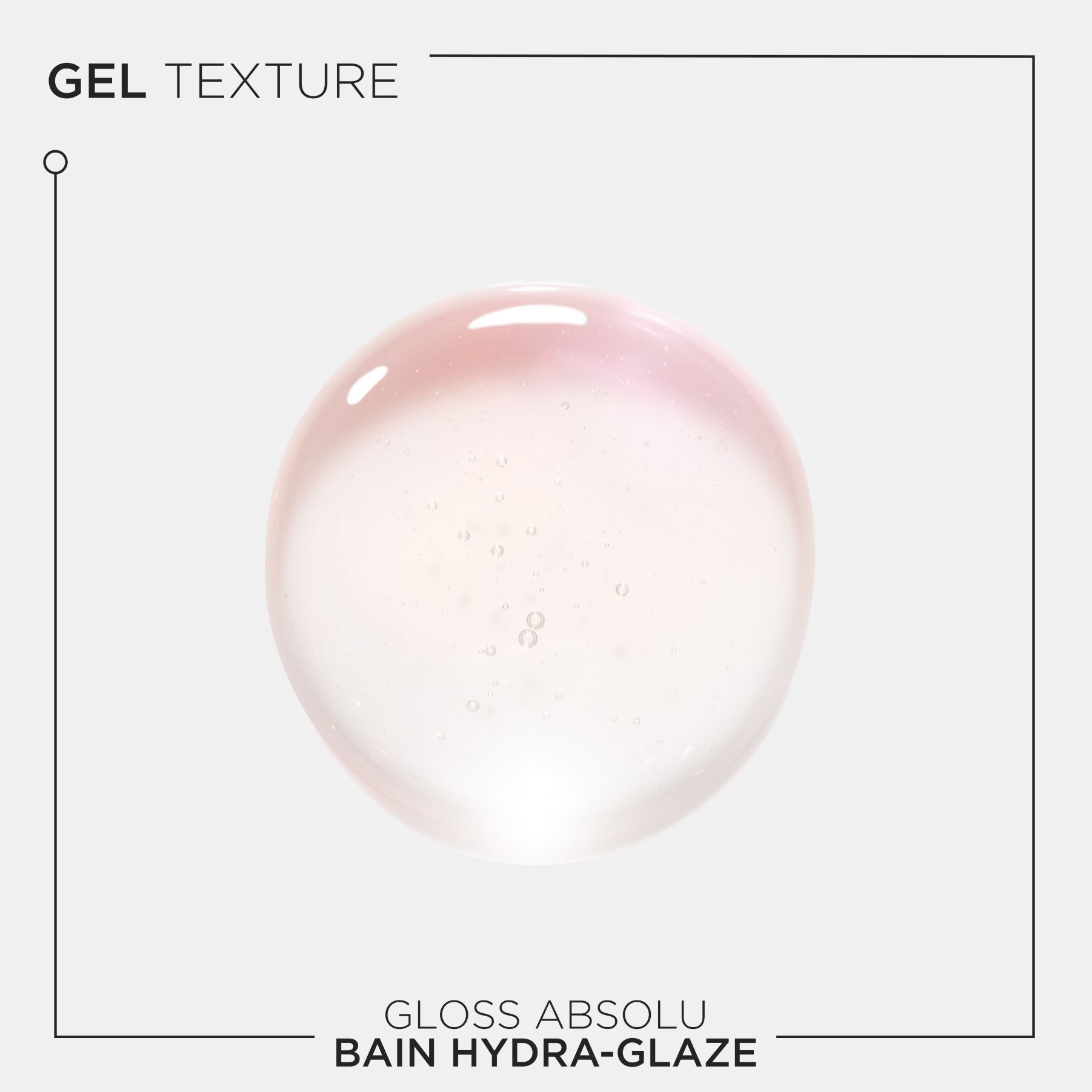 GLOSS ABSOLU BAIN HYDRA-GLAZE REFILLABLE SHAMPOO BOTTLE