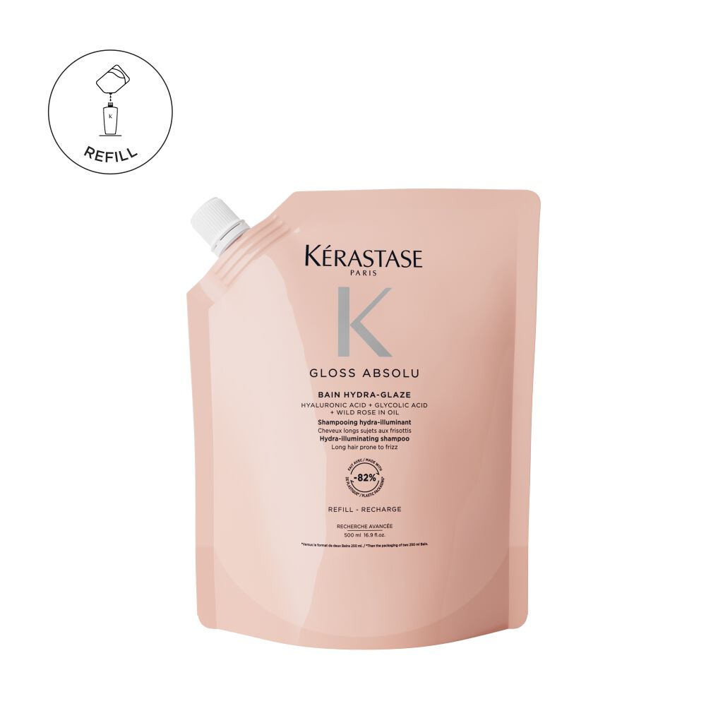 GLOSS ABSOLU BAIN HYDRA-GLAZE REFILL SHAMPOO POUCH