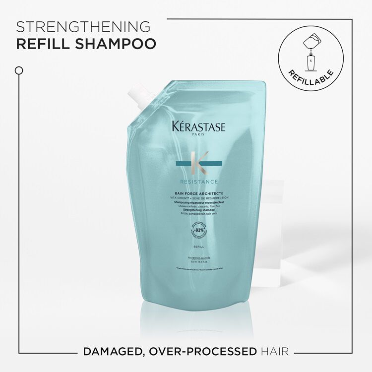 RESISTANCE BAIN FORCE ARCHITECTE SHAMPOO REFILL POUCH
