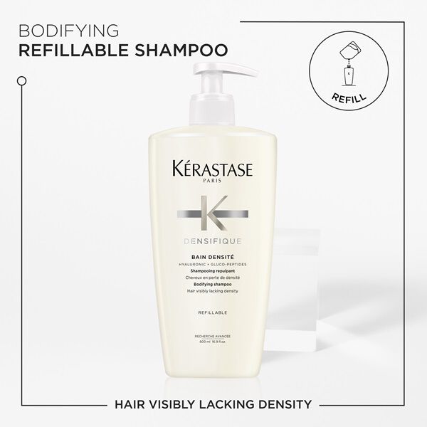DENSIFIQUE BAIN DENSITE REFILLABLE SHAMPOO BOTTLE