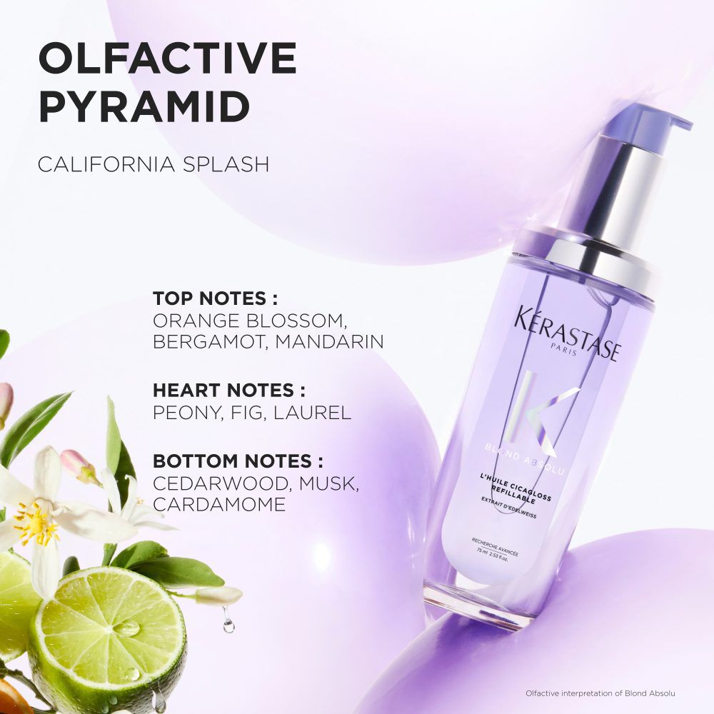BLOND ABSOLU L'HUILE CICAGLOSS REFILLABLE HAIR OIL
