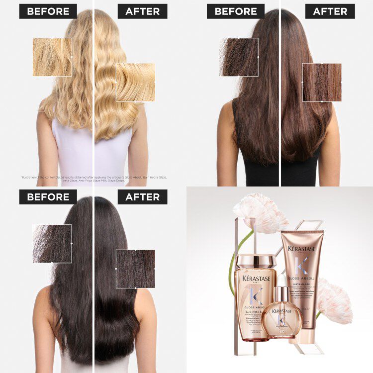 GLOSS ABSOLU GLAZE DROPS HAIR OIL FOR FRIZZY HAIR