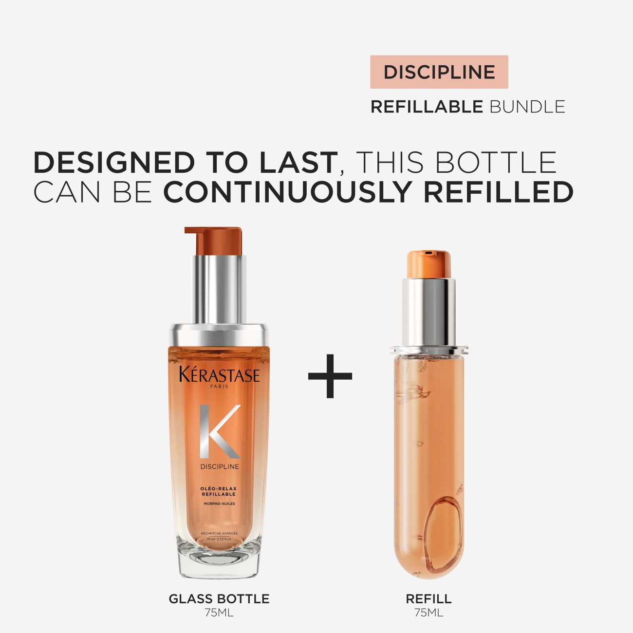 Discipline L'HUILE OLEO-RELAX REFILLABLE HAIR OIL