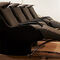 Alt text: A row of salon shampoo chairs against a light background, with the text "IN SALON SERVICES" displayed beside them.
