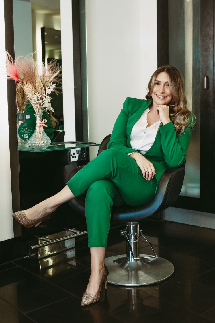 Care Coach Leona Loosely in her salon, the Hair & The Hound