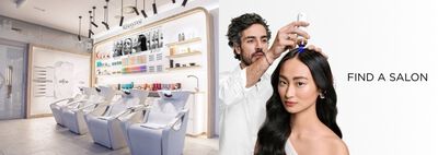 Kerastase salon with Professional Hovig Etoyan performing a k-scan diagnosis