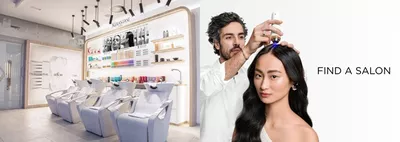 Kerastase salon with Professional Hovig Etoyan performing a k-scan diagnosis