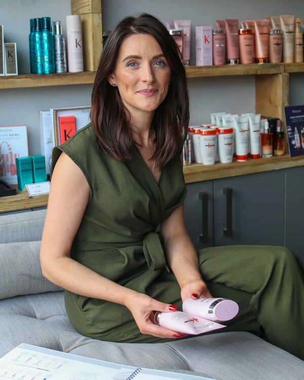 A headshot of Sheona Hosie, Kerastase Care Coach and salon owner.