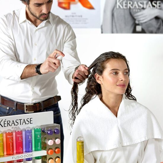 Fusio-Dose treatment in salon