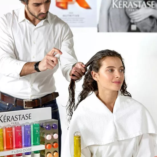 Fusio-Dose treatment in salon
