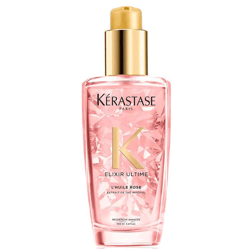 Elixir Ultime Rose Hair Oil | Shine Enhancing and Colour Protecting Hair Oil | Kérastase UK