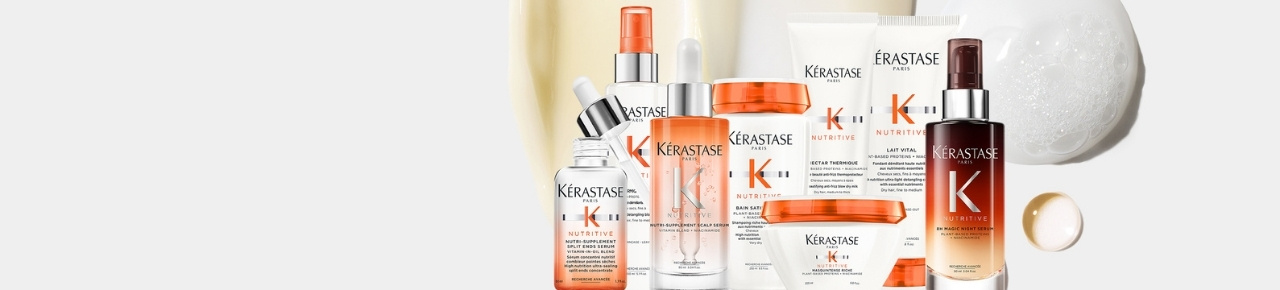 Nutritive range for dry hair